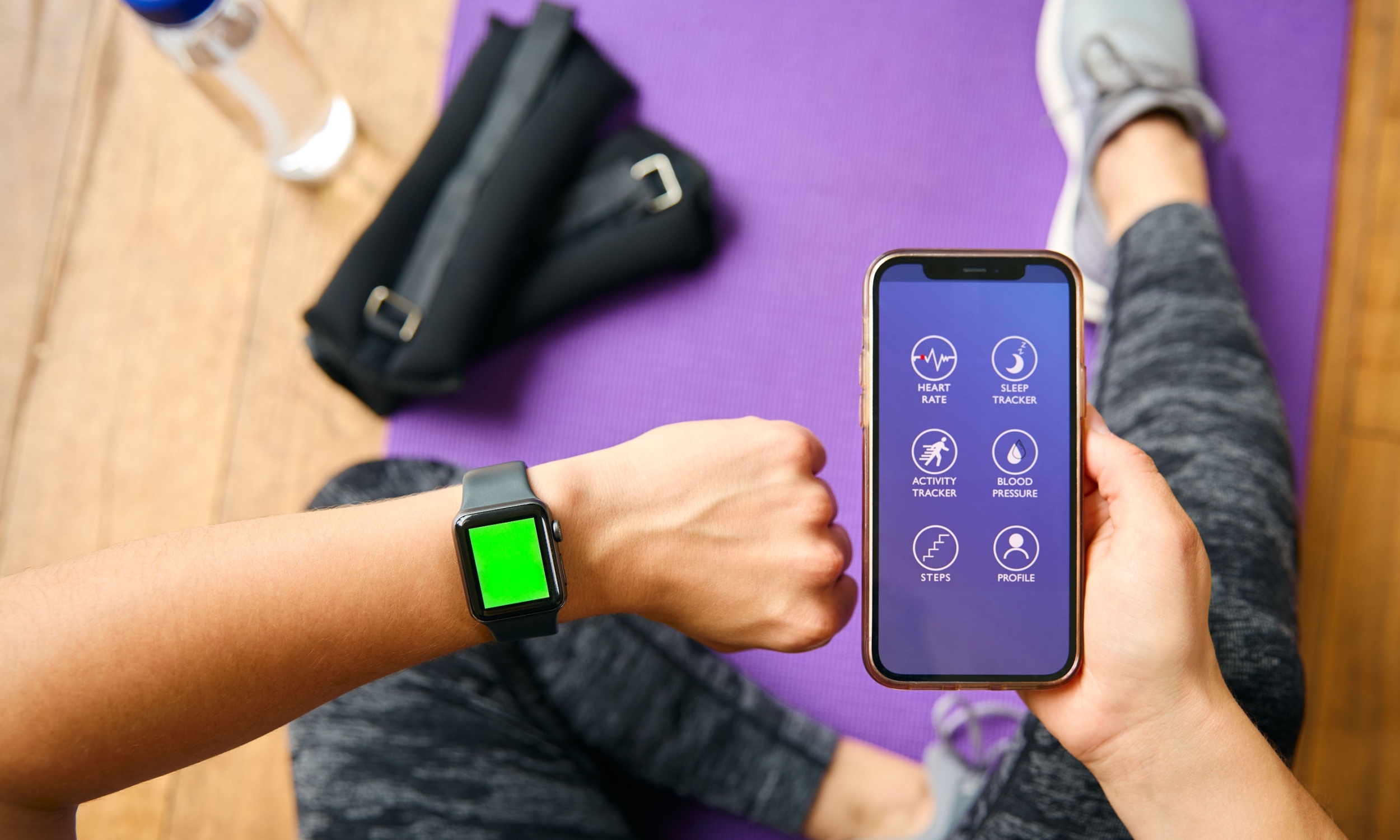 Clinician consulting on a mobile health app interface, showcasing digital Health AI jobs and consulting roles.